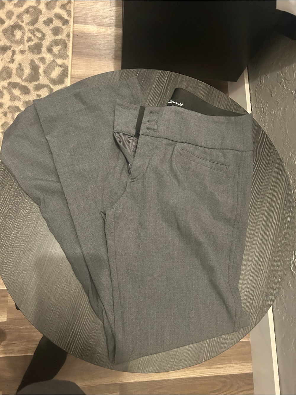 Classic Women's Gray Dress Trousers